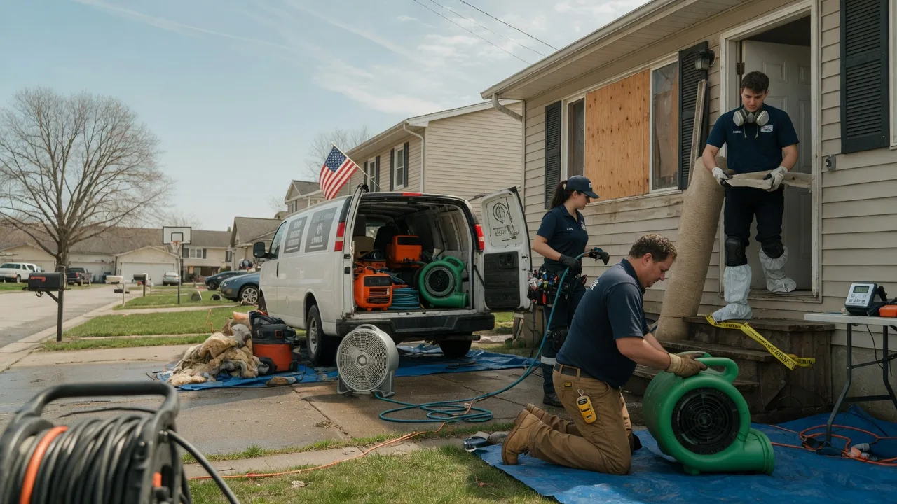Water Damage Restoration in Rossville, IN near me